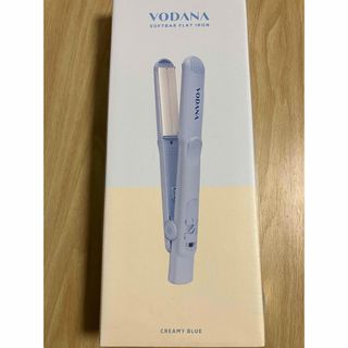 ボダナ vodana クリーミーブルー　ソフトバー　フラット　ヘアアイロン(ヘアアイロン)