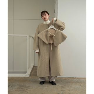 ラウジー(lawgy)のlawgy  cape arrange long coat コート(ロングコート)