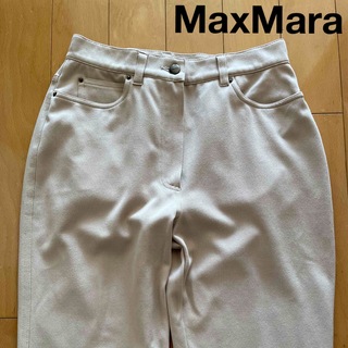 MaxMara マックスマーラ 44 LL XL ズボン パンツ 黒 ブラック