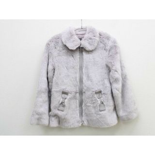 ベベ(BeBe)の【冬物 新入荷!】■ベベ/BeBe■150cm ファーブルゾン/ジャンパー ライトパープル【中古】子供服 キッズ kids ジュニア 女の子 冬 otr 412132(ジャケット/上着)