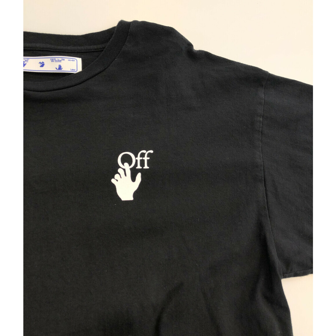 OFF-WHITE(オフホワイト)のオフホワイト 長袖Tシャツ バイアスレイヤードカットソー メンズ M メンズのトップス(Tシャツ/カットソー(七分/長袖))の商品写真