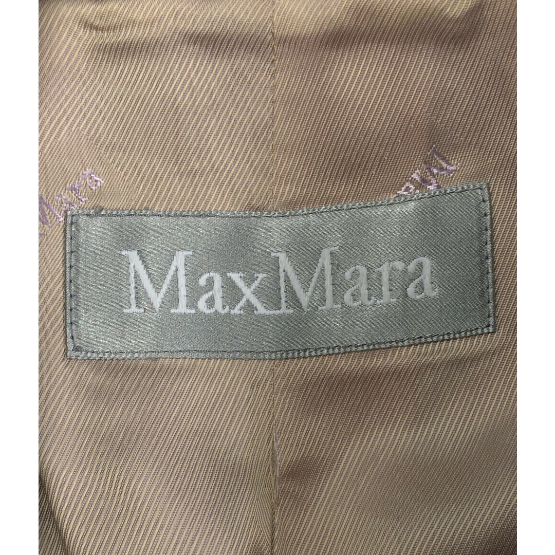 Max Mara - マックスマーラ MAX MARA ツイードファーコート レディース