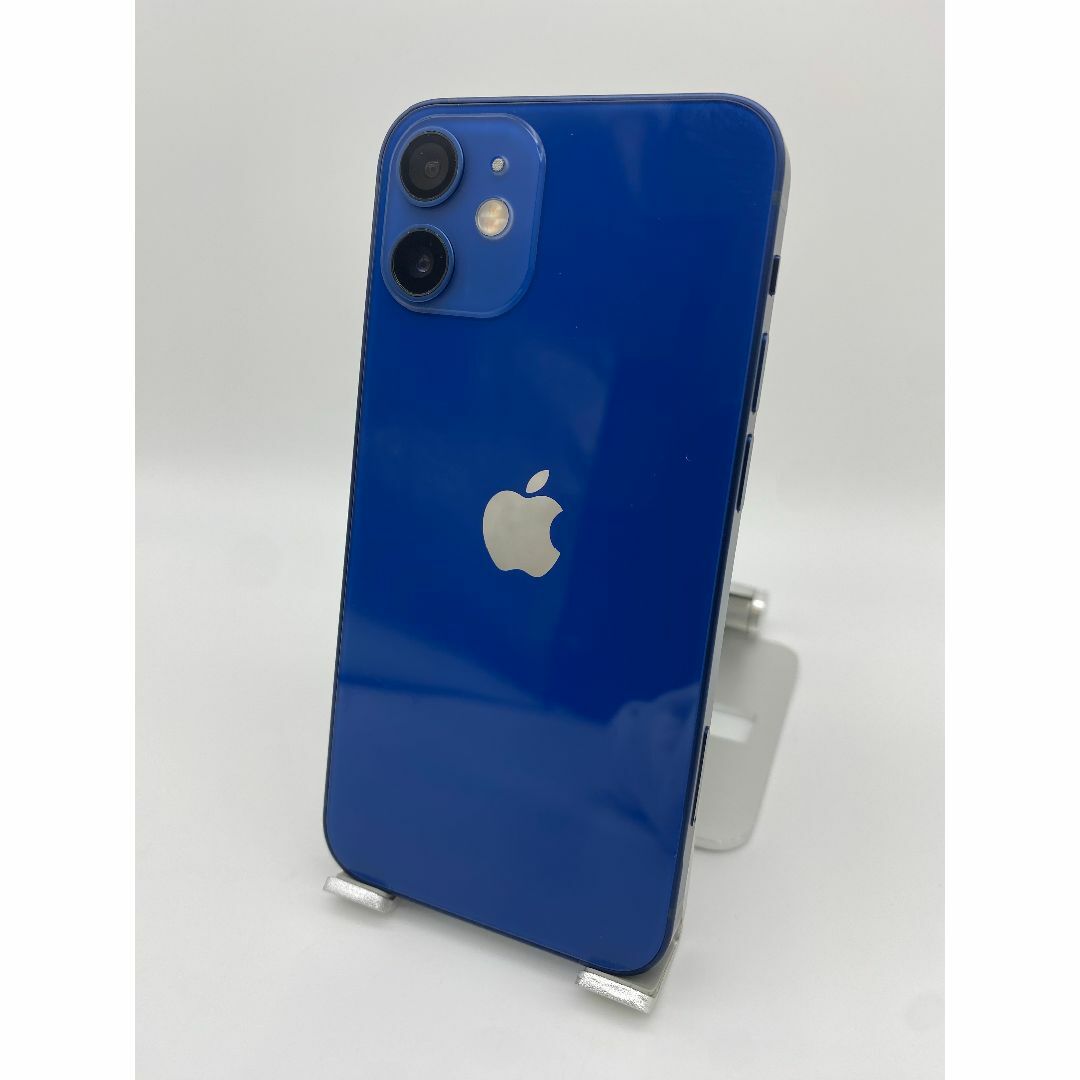 048 iPhone 12mini 256G ブルー/シムフリー/新品バッテリー