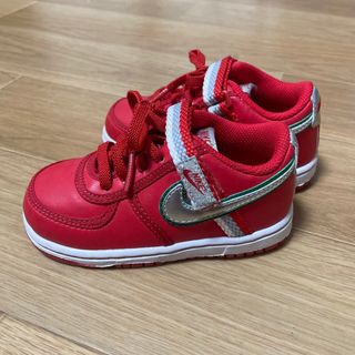 ナイキ(NIKE)のNIKE ナイキ 13センチ キッズスニーカー クリスマス 赤(スニーカー)