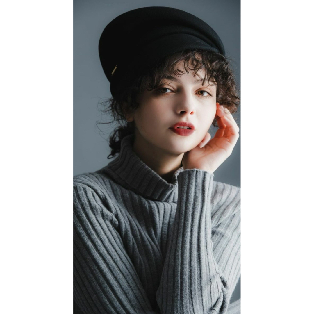premiumキャスケットnico sheller シェリエ 即完売 黒帽子 premiumキャスケットnico sheller シェリエ 即完売 黒帽子