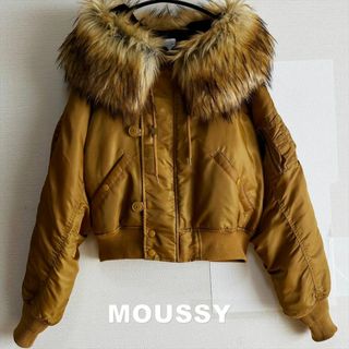 アズールバイマウジー(AZUL by moussy)の【AZUL by MOUSSY】マウジー ゴールドカーキ N2-B ジャケット(ミリタリージャケット)