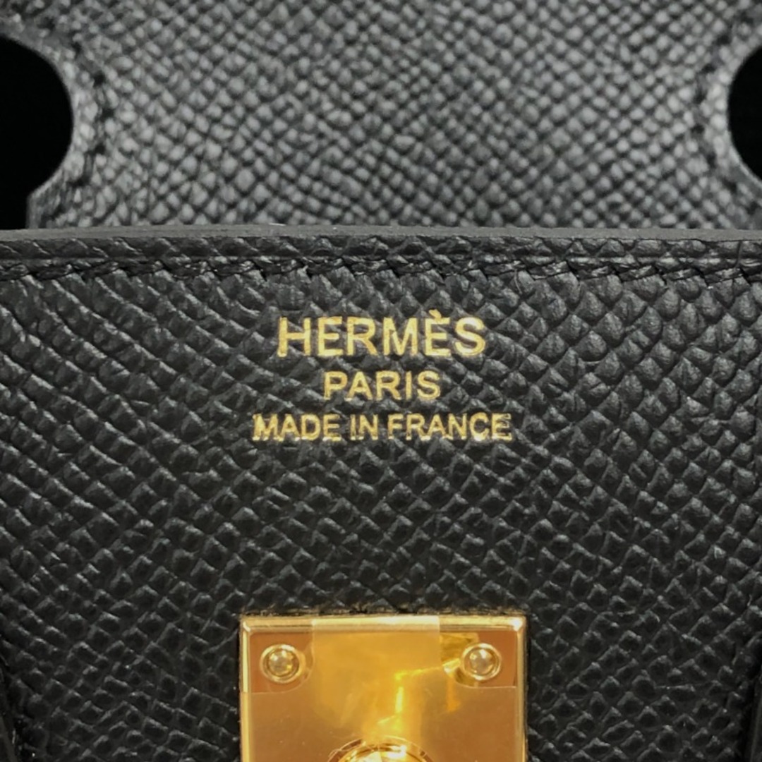 Hermes(エルメス)の　エルメス HERMES バーキン25 セリエ B刻 ブラック ゴールド金具 エプソン レディース ハンドバッグ レディースのバッグ(ハンドバッグ)の商品写真