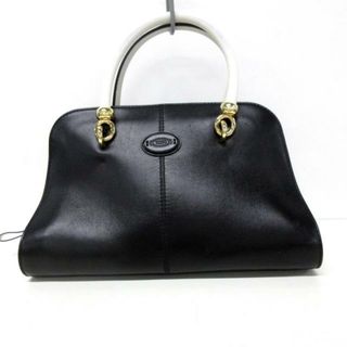 TOD'S - トッズ ハンドバッグ美品 セラ 黒×白の通販 by ブラン TOD'S - トッズ ハンドバッグ美品 セラ 黒×白の通販 by ブラン