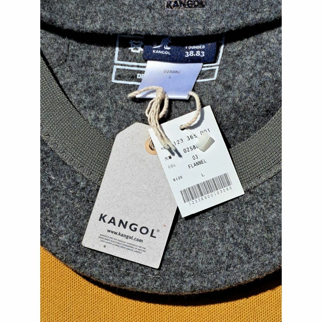 KANGOL(カンゴール)のカンゴール WOOL 504 FLANNEL グレー KANGOL メンズの帽子(ハンチング/ベレー帽)の商品写真