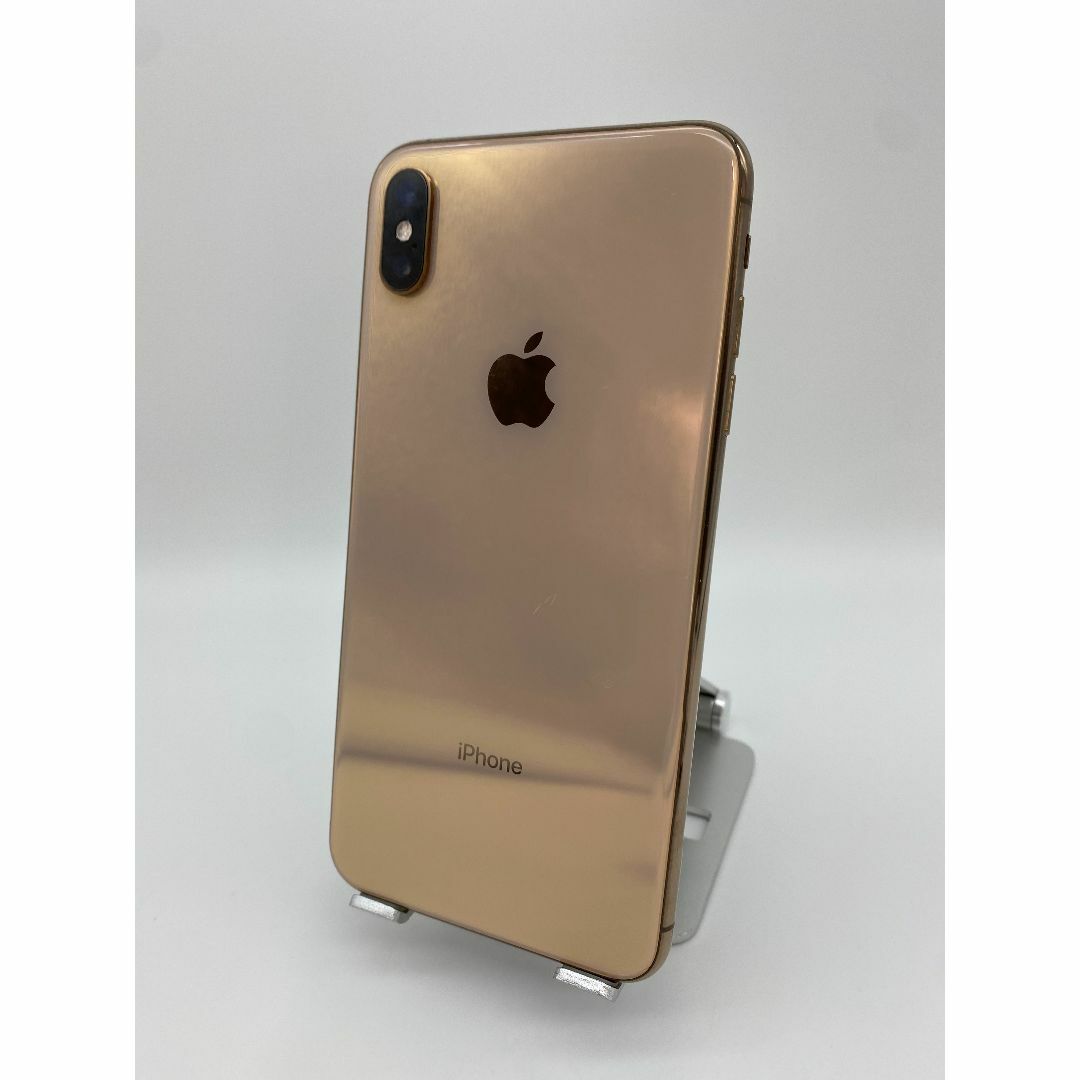 【美品】iPhoneXs Max 256GB ゴールド【SIMフリー】新品バッテ