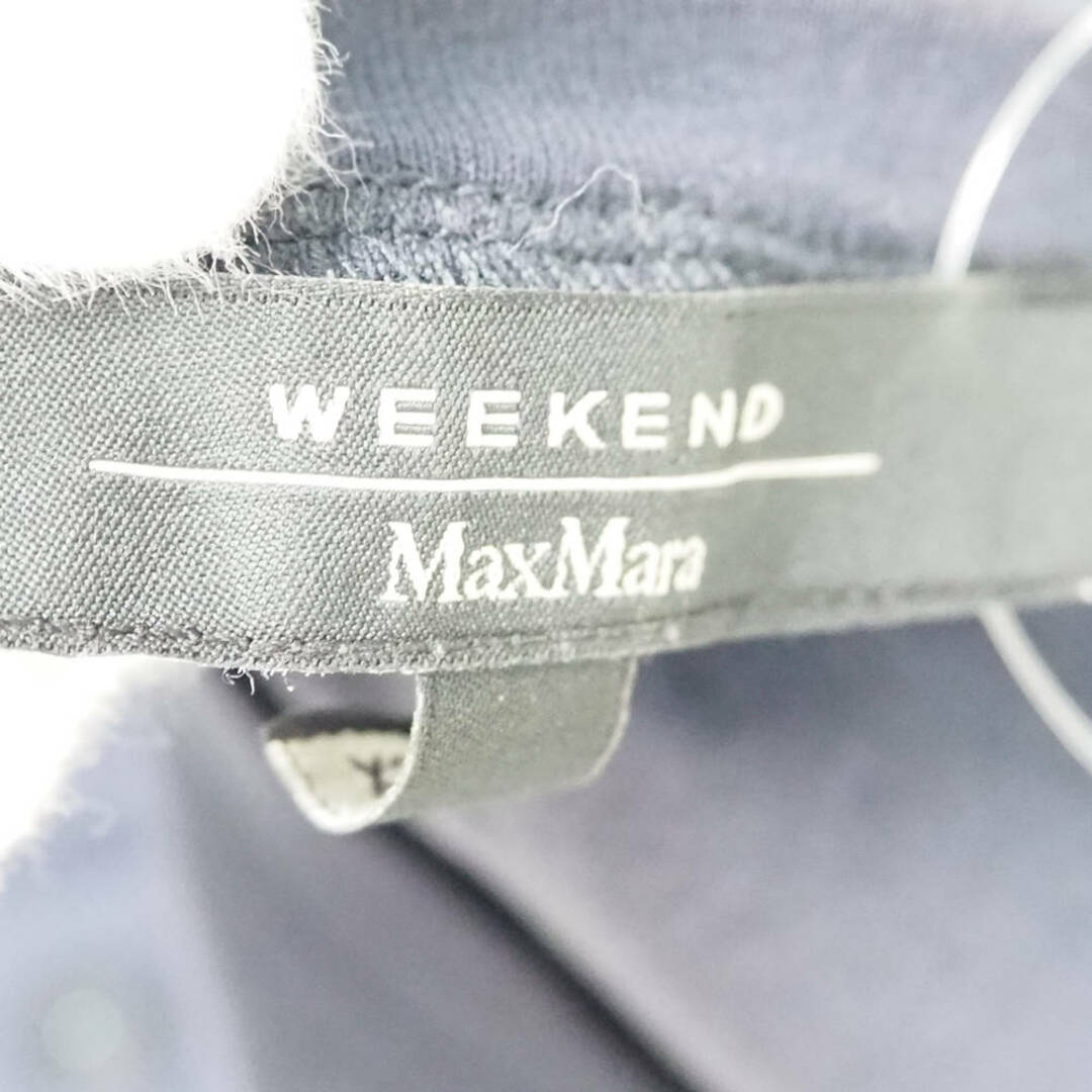 Max Mara(マックスマーラ)の美品 maxmaraWEEKEND マックスマーラ 半袖シャツ XS コットン他 紺 ビジュー トップス レディース AU2306A14  レディースのトップス(シャツ/ブラウス(半袖/袖なし))の商品写真