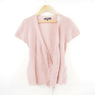 マックスマーラ(Max Mara)の美品 maxmaraWEEKEND マックスマーラ 半袖カーディガン S コットン他 サマーニット ローゲージ トップス レディース AU2309A14 (カーディガン)