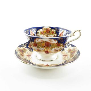 ロイヤルアルバート(ROYAL ALBERT)のROYAL ALBERT ロイヤルアルバート HEIRLOOM エアルーム カップ＆ソーサー ティー 紅茶 英国 青 SU4793T (グラス/カップ)