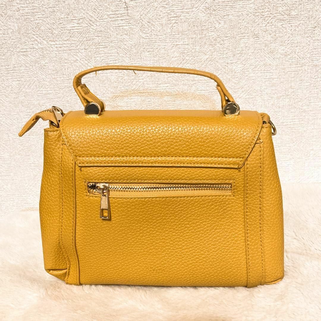 RODE SKO(ロデスコ)の美品✨RODESKOロデスコショルダーバッグハンドバッグイエロー黄色 レディースのバッグ(ショルダーバッグ)の商品写真