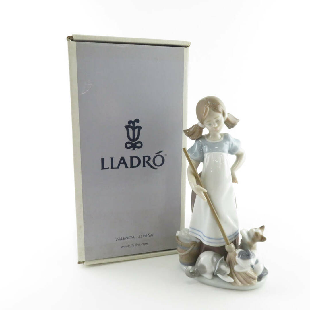 LLADRO リヤドロ 5232 Playful Kittens いたずらな子猫 フィギュリン 陶磁器 置物 陶器人形 オブジェ 廃盤 レア SU4845Uインテリア小物