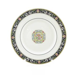 ウェッジウッド(WEDGWOOD)の美品 WEDGWOOD ウェッジウッド RUUNYMEDE ラニーミード コバルト 大皿 27cmプレート ディナー 花柄 フラワー SU4868U (食器)