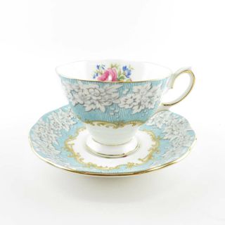 ロイヤルアルバート(ROYAL ALBERT)のROYAL ALBERT ロイヤルアルバート エンチャントメント ティーカップ＆ソーサー 紅茶 英国 イギリス SU4887U (グラス/カップ)