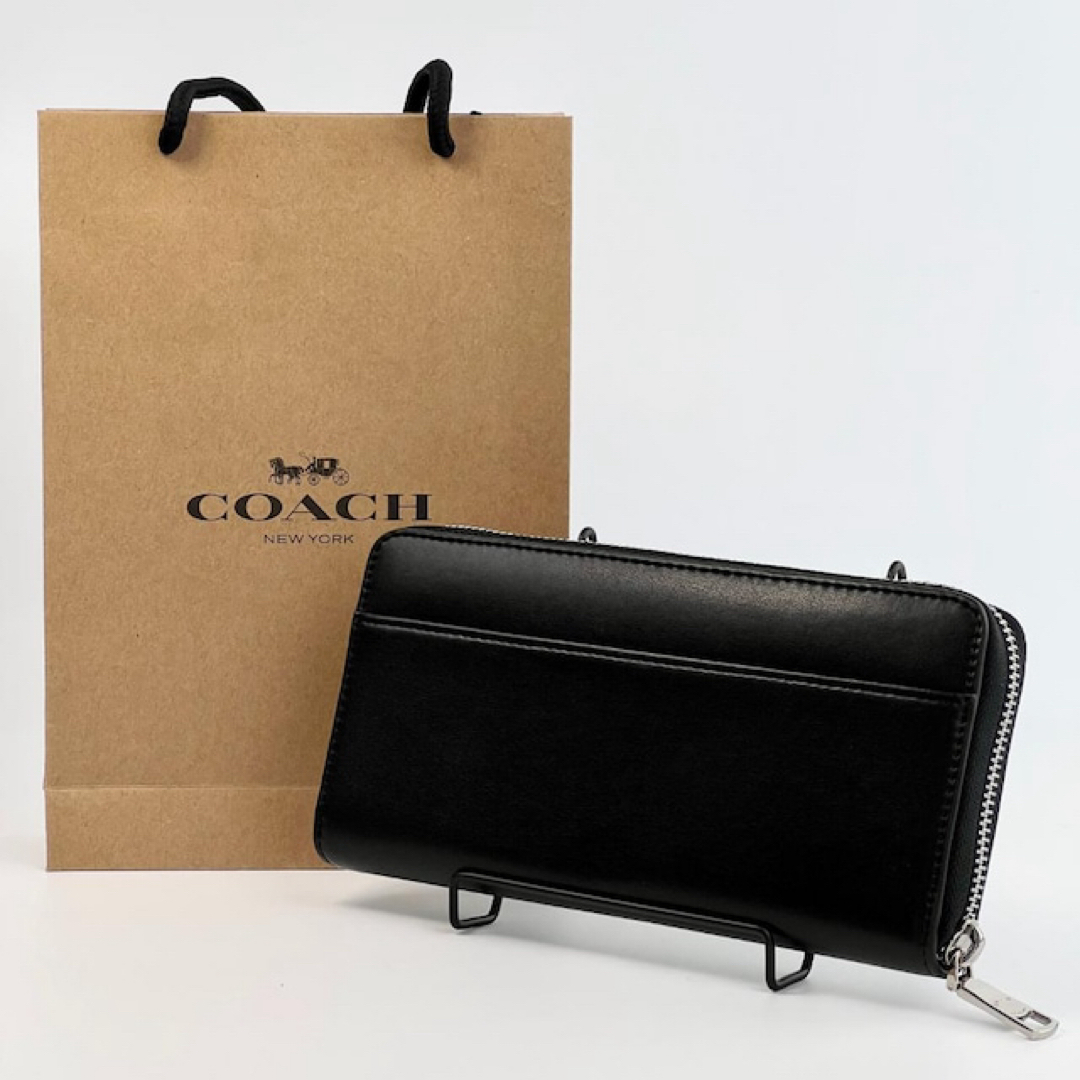 新品 コーチ COACH 財布 長財布 レディース 女性 スヌーピー 可愛い 黒