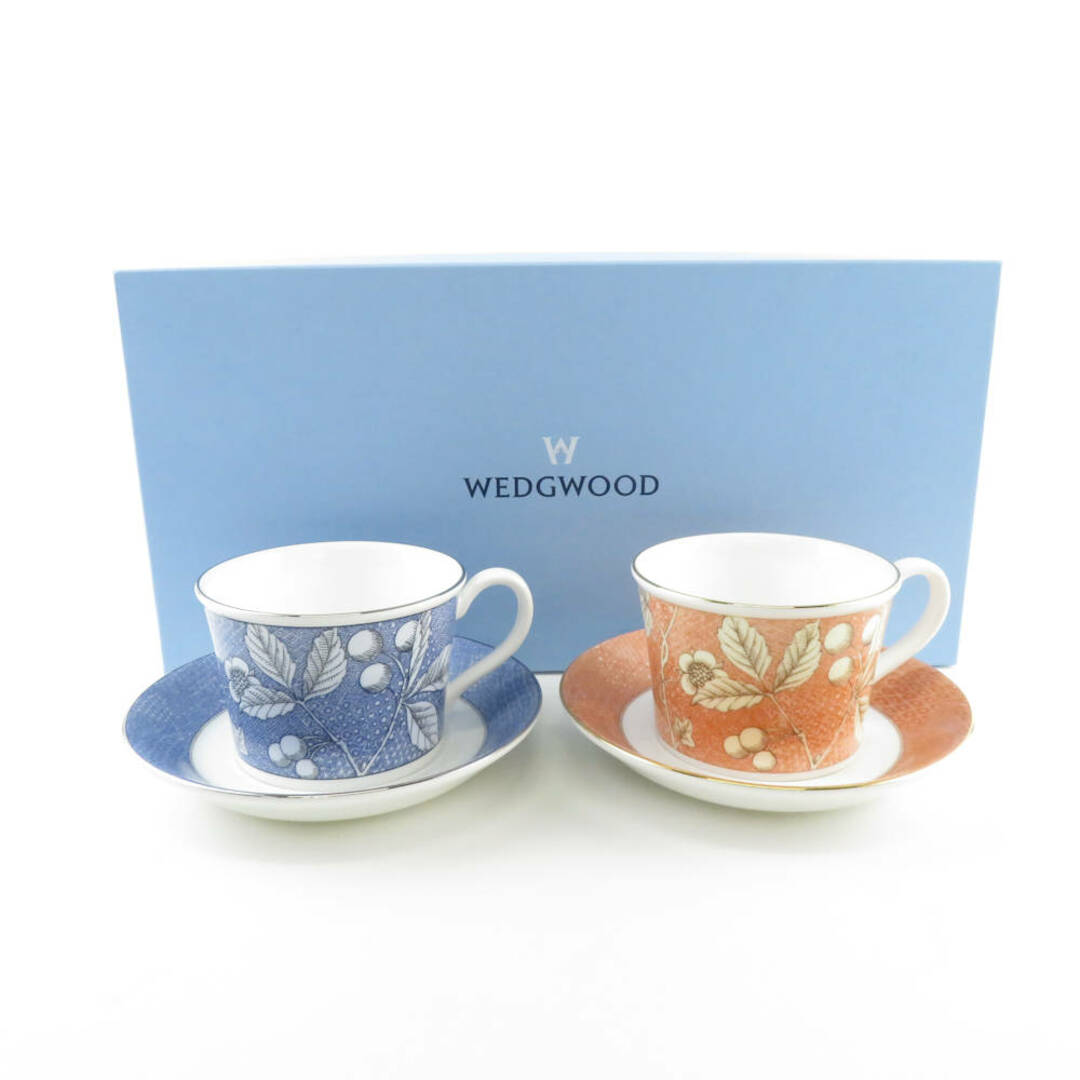 未使用 WEDGWOOD ウェッジウッド フランシス/フランシスブルー ティーカップ＆ソーサー 2客 ペア SU4936T | フリマアプリ ラクマ