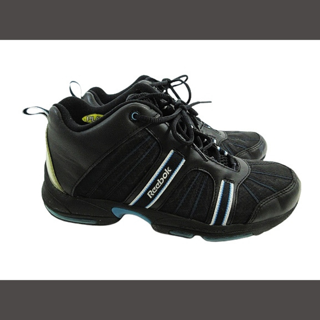 Reebok(リーボック)のReebok スニーカー シューズ ローカット ブラック ブルー 23.5cm レディースの靴/シューズ(スニーカー)の商品写真