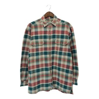 リーバイス(Levi's)のSALE///// 90年代 Levi's リーバイス ネル 長袖シャツ チェック柄 マルチカラー (メンズ L)  P3310(シャツ)