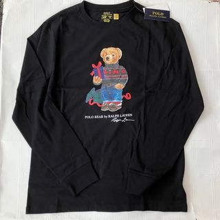 ラルフローレン(Ralph Lauren)の大人もOK　XL170-175ｃｍ　ラルフローレン　ポロベア　長袖　黒(Tシャツ/カットソー(七分/長袖))