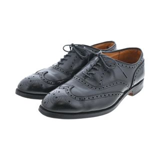 オールデン(Alden)のALDEN ビジネス・ドレスシューズ US8 1/2(26.5cm位) 黒 【古着】【中古】(ドレス/ビジネス)