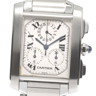 カルティエ(Cartier)のカルティエ CARTIER タンク フランセーズ クロノリフレックス クォーツ メンズ _785471(腕時計(アナログ))