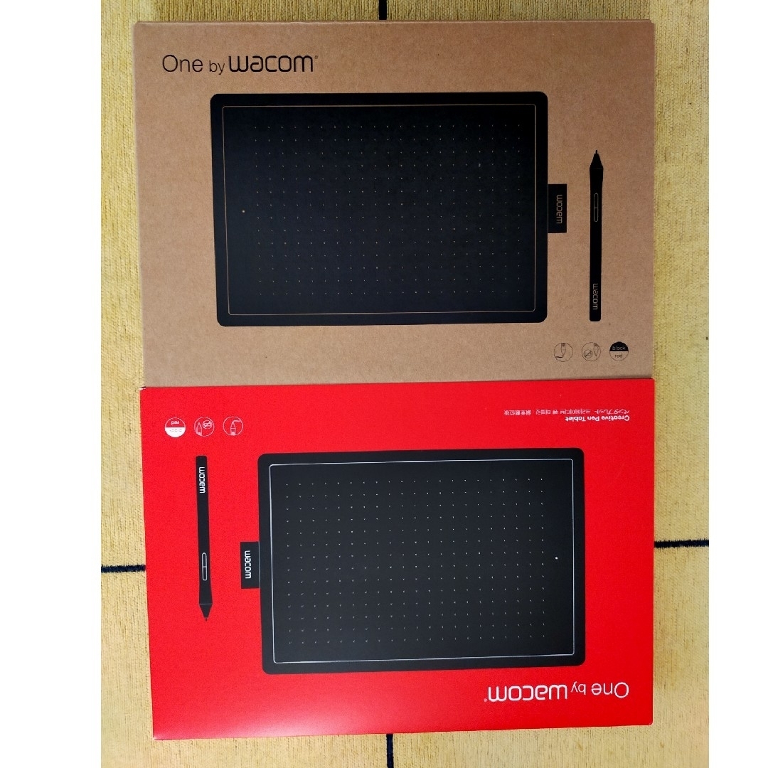 Wacom(ワコム)のワコム ペンタブ One by Wacom Mサイズ 板タブ　CTL-672/K スマホ/家電/カメラのPC/タブレット(タブレット)の商品写真