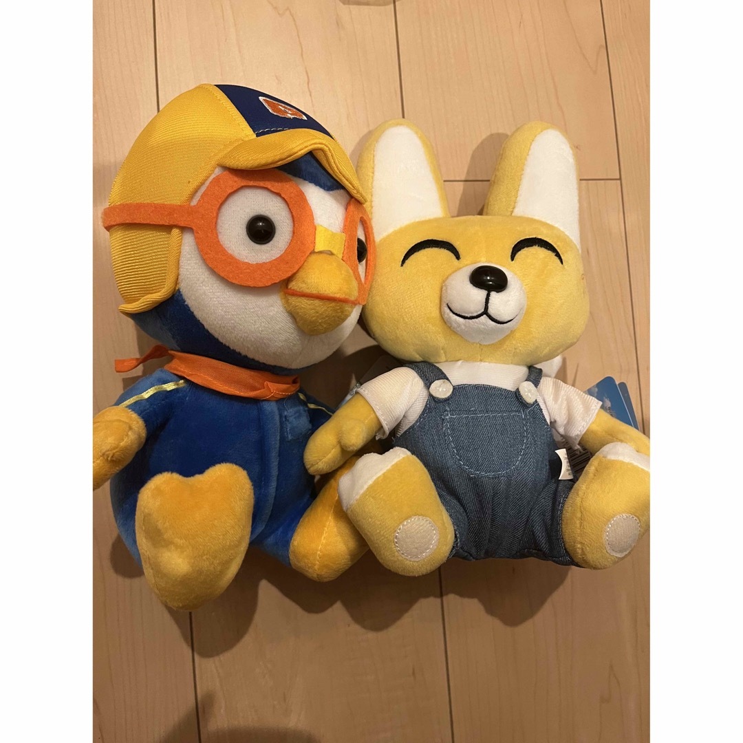 ぽんぽん　ポロロ　エディ　ぬいぐるみ　新品　韓国アニメ　セブチ エンタメ/ホビーのおもちゃ/ぬいぐるみ(キャラクターグッズ)の商品写真