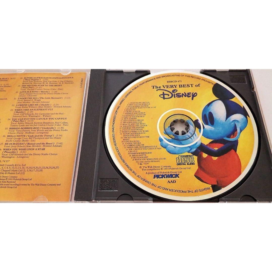 Disney(ディズニー)のディズニー　アルバム　4枚セット エンタメ/ホビーのCD(アニメ)の商品写真