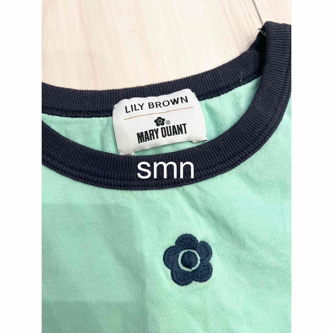 Lily Brown(リリーブラウン)の【LILY BROWN×MARY QUANT】バリエーションクロップドTシャツ レディースのトップス(Tシャツ(半袖/袖なし))の商品写真