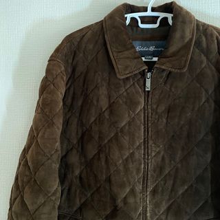 美品！Eddie Bauer レザージャケット！茶　ブラウンEddieBauer