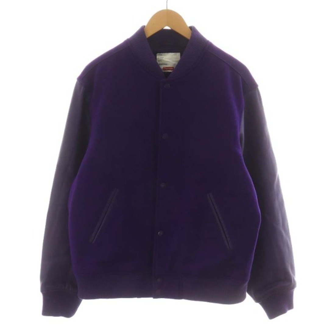 Supreme(シュプリーム)のSUPREME Motion Logo Varsity Jacket M 紫 メンズのジャケット/アウター(ブルゾン)の商品写真