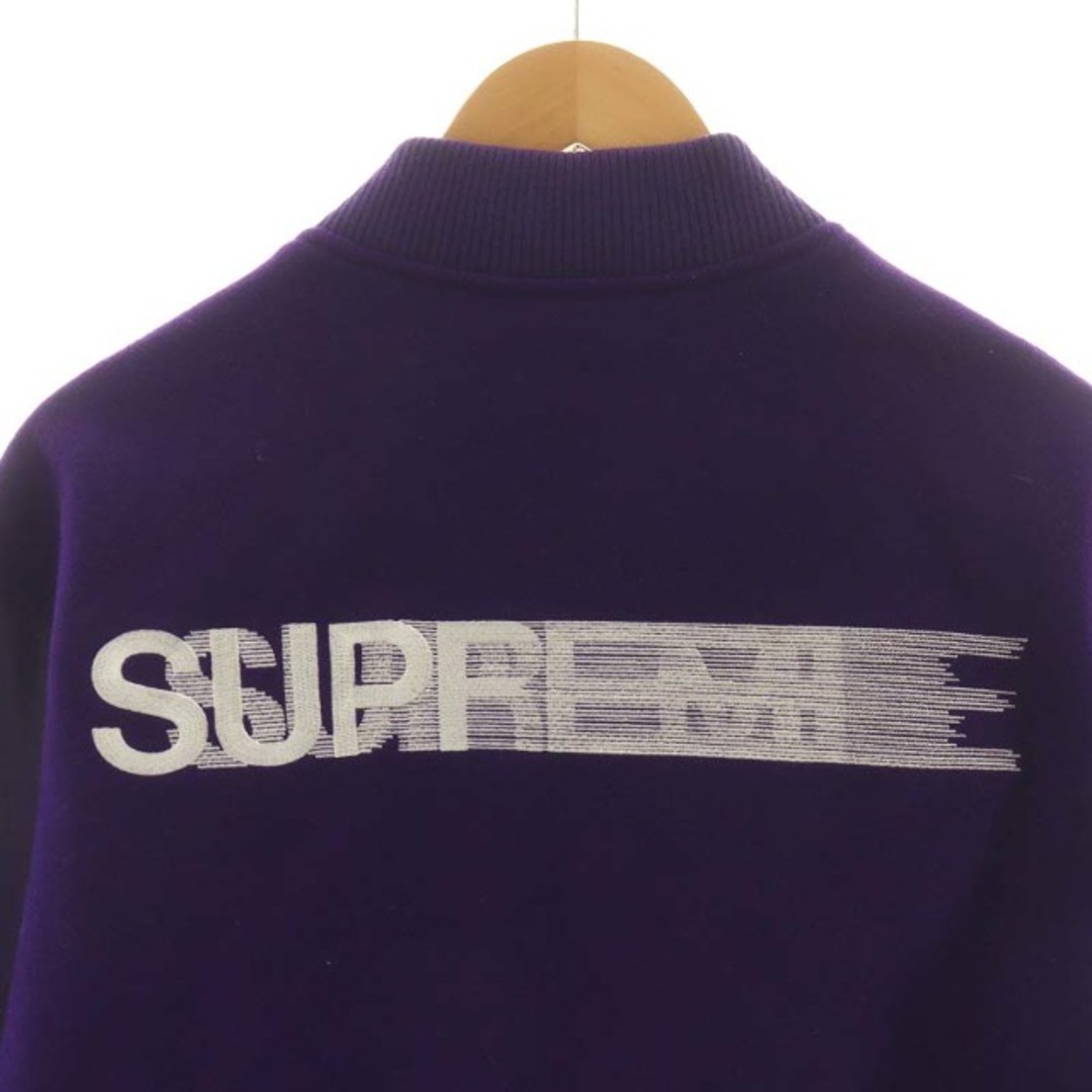 Supreme(シュプリーム)のSUPREME Motion Logo Varsity Jacket M 紫 メンズのジャケット/アウター(ブルゾン)の商品写真