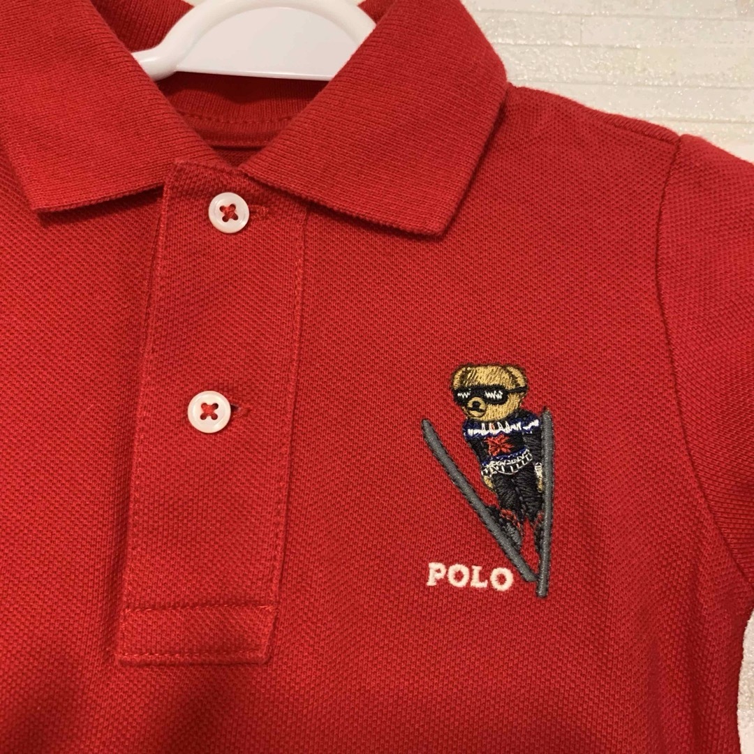 POLO RALPH LAUREN(ポロラルフローレン)のRalph Lauren 長袖 ポロシャツ ポロベア キッズ/ベビー/マタニティのベビー服(~85cm)(シャツ/カットソー)の商品写真