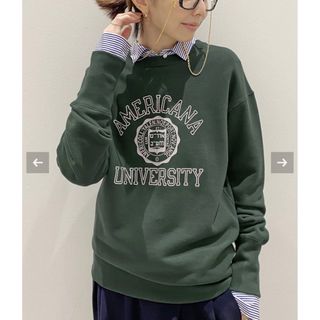 アパルトモンドゥーズィエムクラス(L'Appartement DEUXIEME CLASSE)の Americana/アメリカーナ  College C/N Sweat(トレーナー/スウェット)