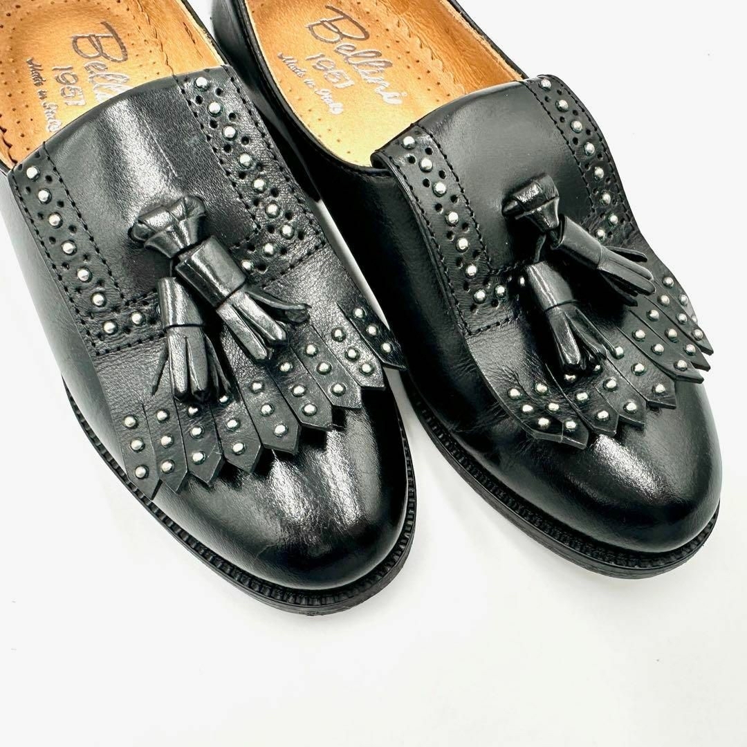 DIEGO BELLINI(ディエゴベリーニ)のDIEGO BELLINI ディエゴベリーニ ローファー ブラック 22.5㎝ レディースの靴/シューズ(ローファー/革靴)の商品写真