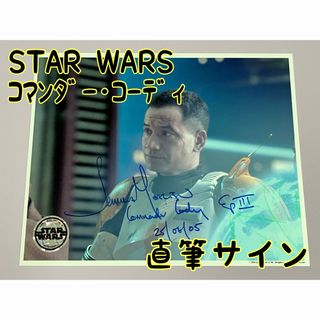 スターウォーズ　直筆サイン　コマンダー・コーディ　テムエラ・モリソン氏(その他)