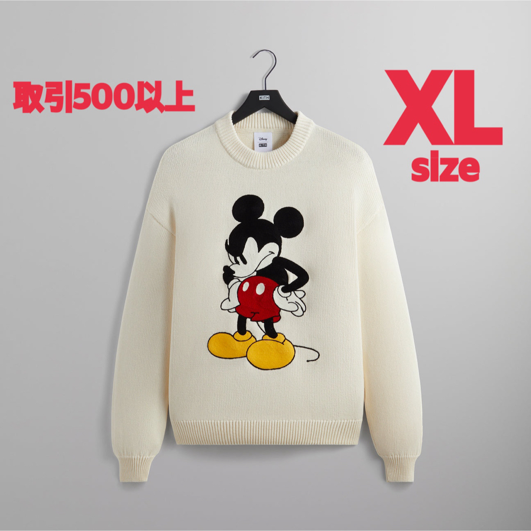 Disney Kith Mickey Crewneck Sweater XL | フリマアプリ ラクマ
