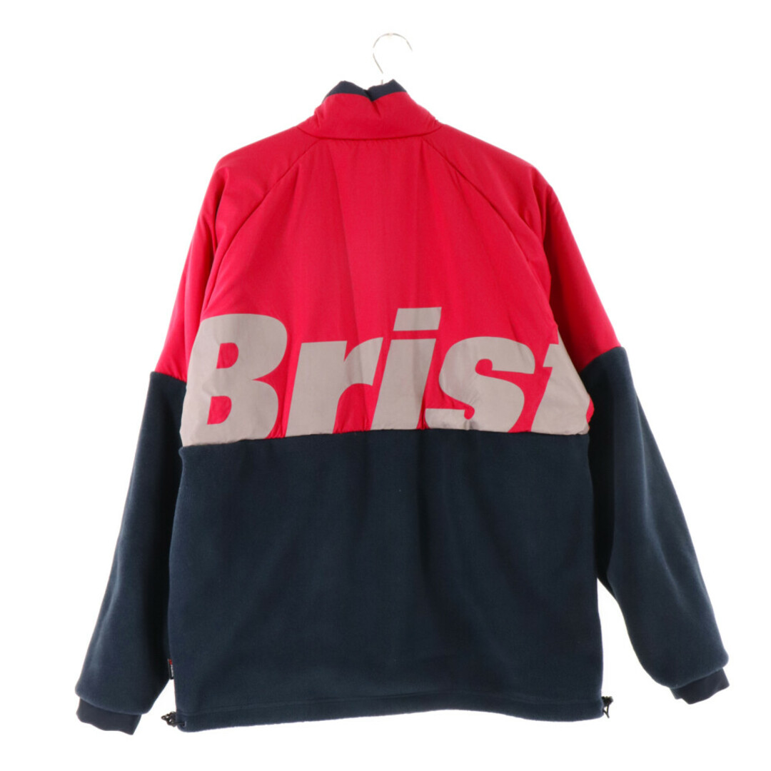 F.C.R.B.(エフシーアールビー)のF.C.R.B./F.C.Real Bristol/FCRB エフシーアールビー/エフシーレアルブリストル 18AW POLARTEC FLEECE REVERSIBLE BLOUSON ラバーロゴ リバーシブル ジャケット FCRB-189021 ネイビー/ピンク メンズのジャケット/アウター(ナイロンジャケット)の商品写真