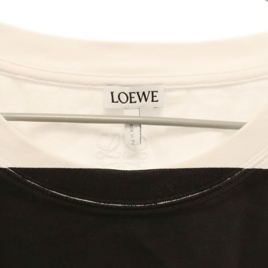 LOEWE(ロエベ)のLOEWE ロエベ 21AW Pansy Print パンジープリント アナグラム 半袖Tシャツ カットソー ホワイト H526Y22X01 メンズのトップス(Tシャツ/カットソー(半袖/袖なし))の商品写真