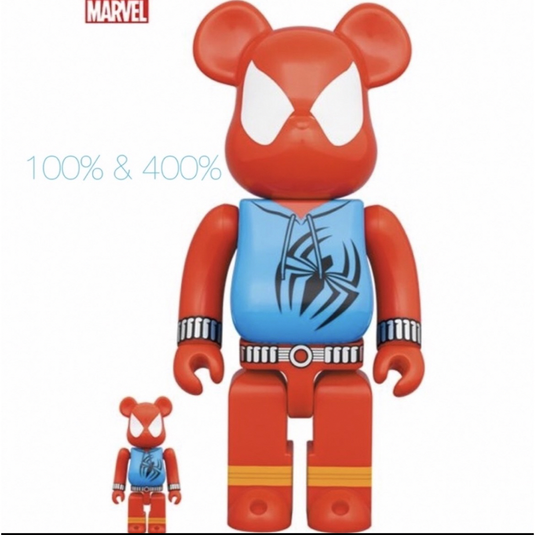 BE@RBRICK SCARLET SPIDER 100% & 400%フィギュア