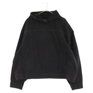 バレンシアガ(Balenciaga)のBALENCIAGA バレンシアガ 22AW デニムプルオーバージャケット 719313 ブラック(Gジャン/デニムジャケット)