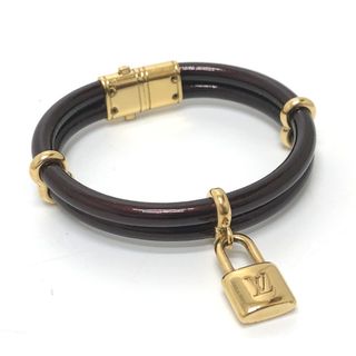 ルイヴィトン(LOUIS VUITTON)のルイヴィトン LOUIS VUITTON ブラスレ・キープイットトゥワイス M6641E ヴェルニ アクセサリー ブレスレット エナメル アマラント パープル(ブレスレット/バングル)