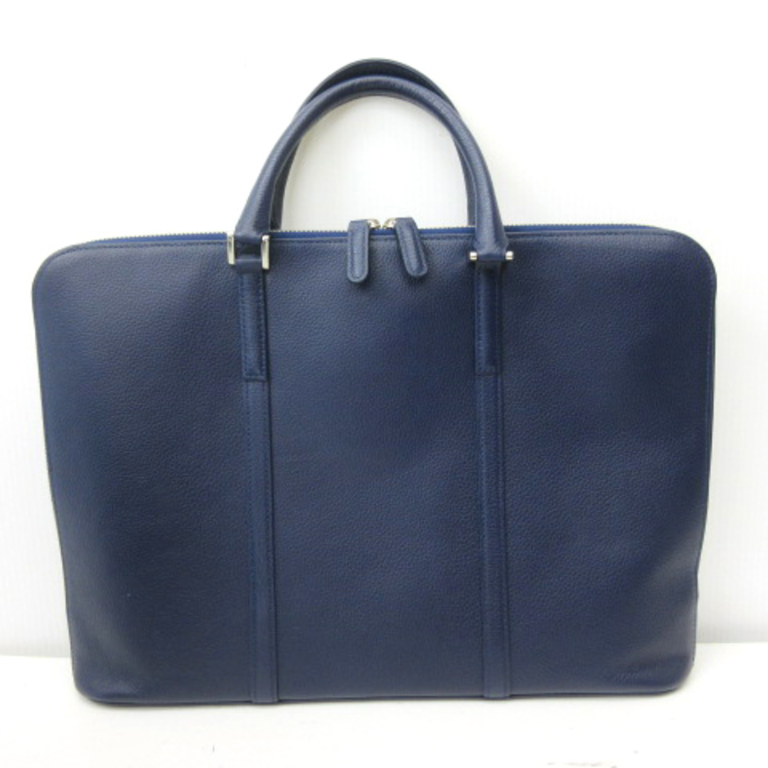 BUSINESS LEATHER FACTORY ビジネスバッグ ネイビー40cmタテ