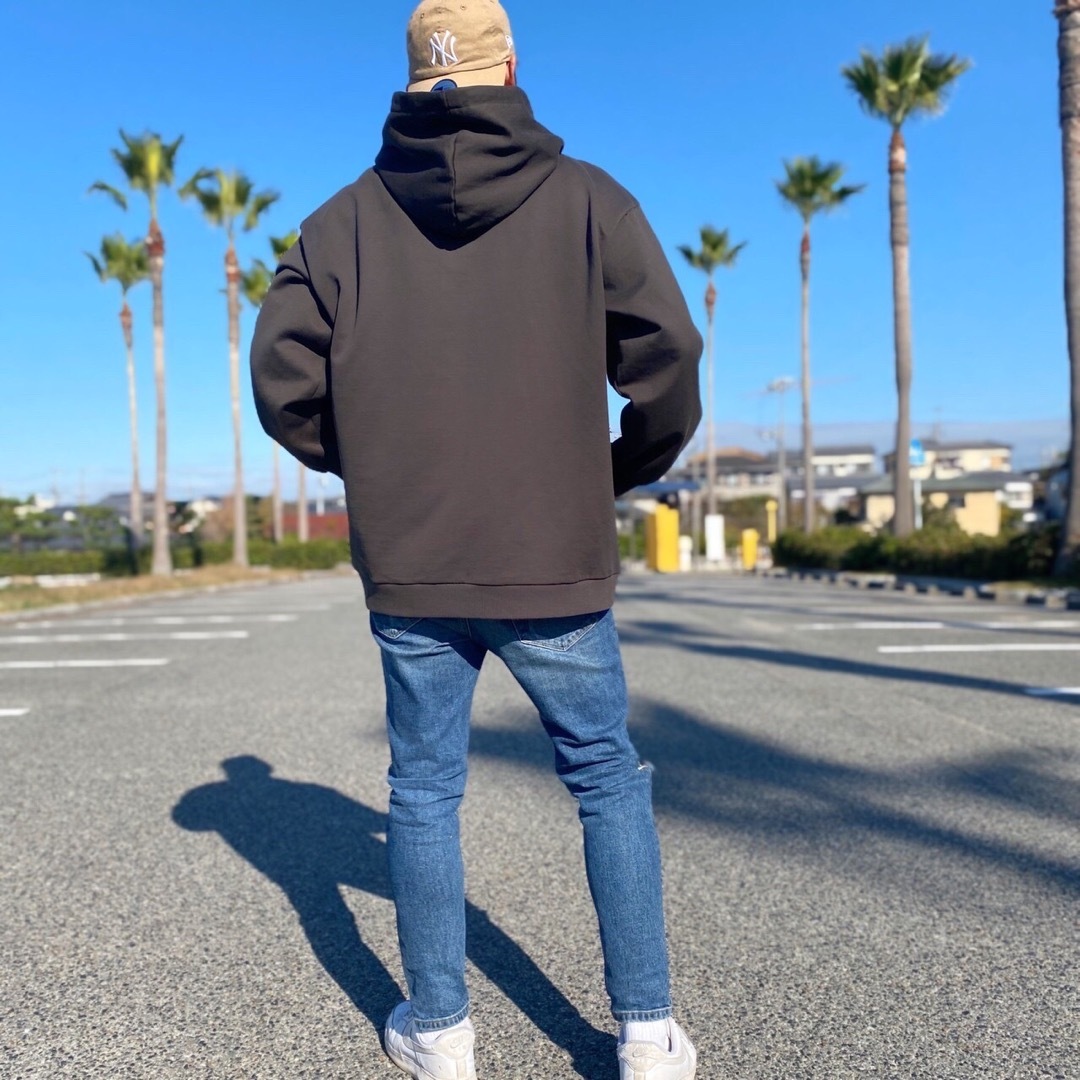 UNITED ARROWS(ユナイテッドアローズ)のストリート系☆LUSSO SURF パームツリーロゴパーカー　Mサイズ　RVCA メンズのトップス(パーカー)の商品写真