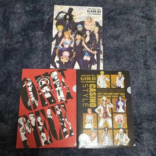 ワンピース(ONE PIECE)の非売品 ONE PIECE クリアファイル 映画 FILM GOLD ワンピース(クリアファイル)