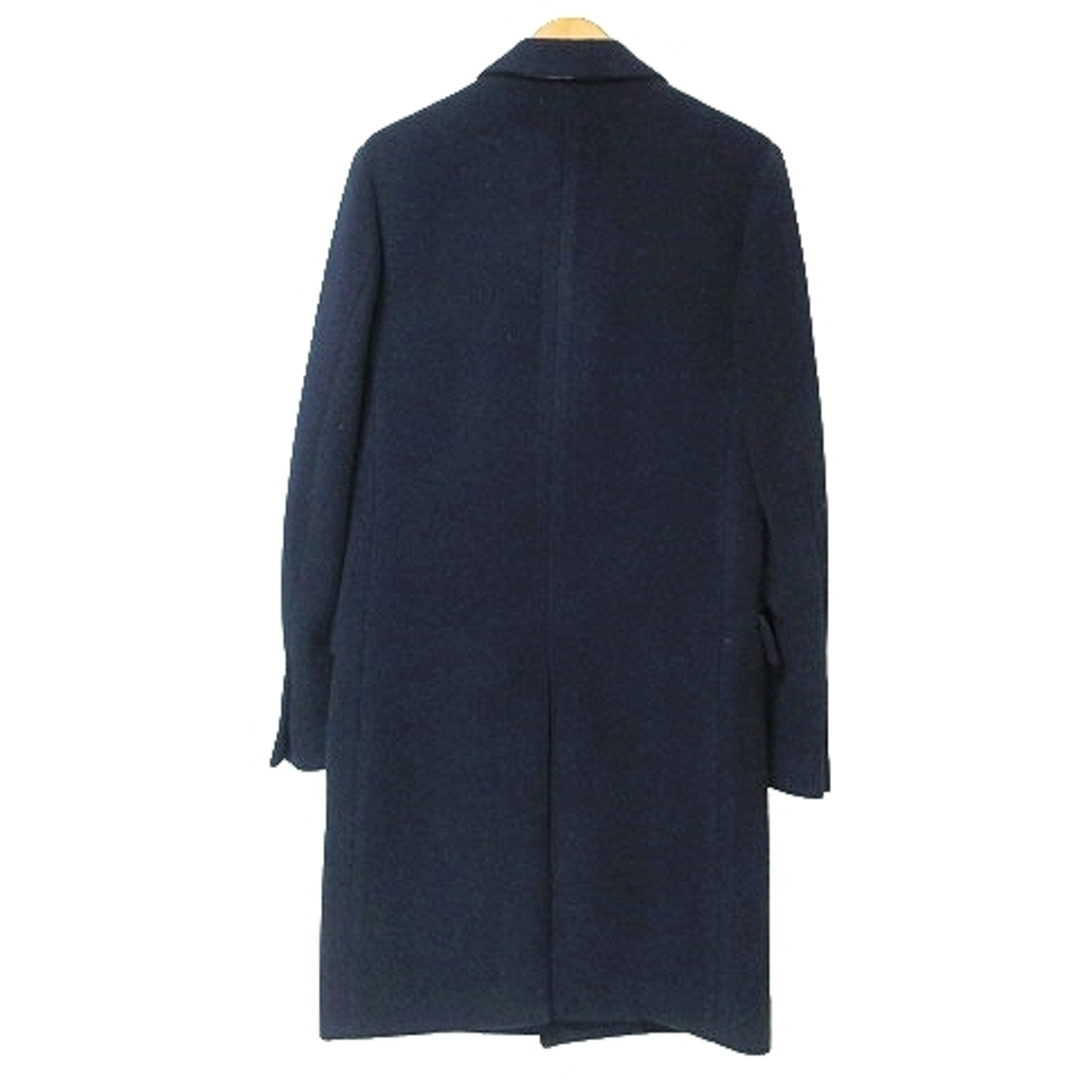TOMORROWLAND(トゥモローランド)のトゥモローランド チェスターコート ウール 44 XS相当 紺 IBO45 メンズのジャケット/アウター(チェスターコート)の商品写真