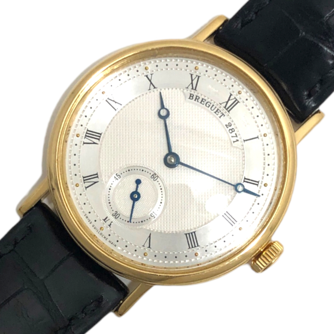 Breguet(ブレゲ)の　ブレゲ Breguet クラシック ツインバレル 5907BA/12/984 シルバー文字盤 K18YG/レザーストラップ メンズ 腕時計 メンズの時計(その他)の商品写真